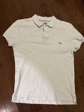 Rodd & Gunn Pale Blue Polo with Embroidered Dog Logo